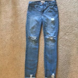 Madewell size 28 high rise skinny